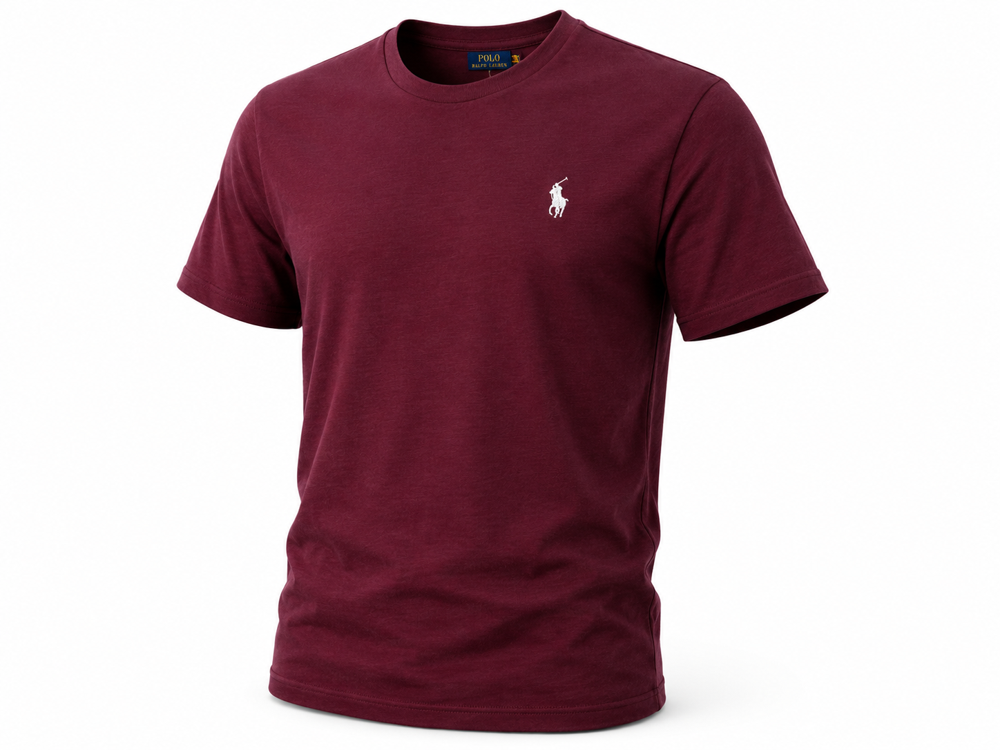 POLO Burgundy Classic Crewneck T-Shirt
