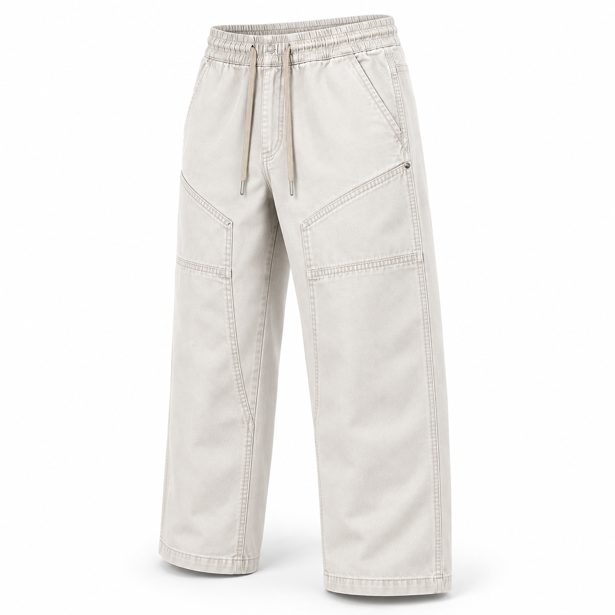 Off-White Wide Leg Cargo Pants – Made in Turkey
