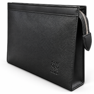 كلاتش LOEWE جلد أسود فاخر